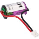 Testo Datenlogger Lithium Batterie mit Kabel und Stecker - 175-T3 Serie - 1/2AA 3,6V 950mAh