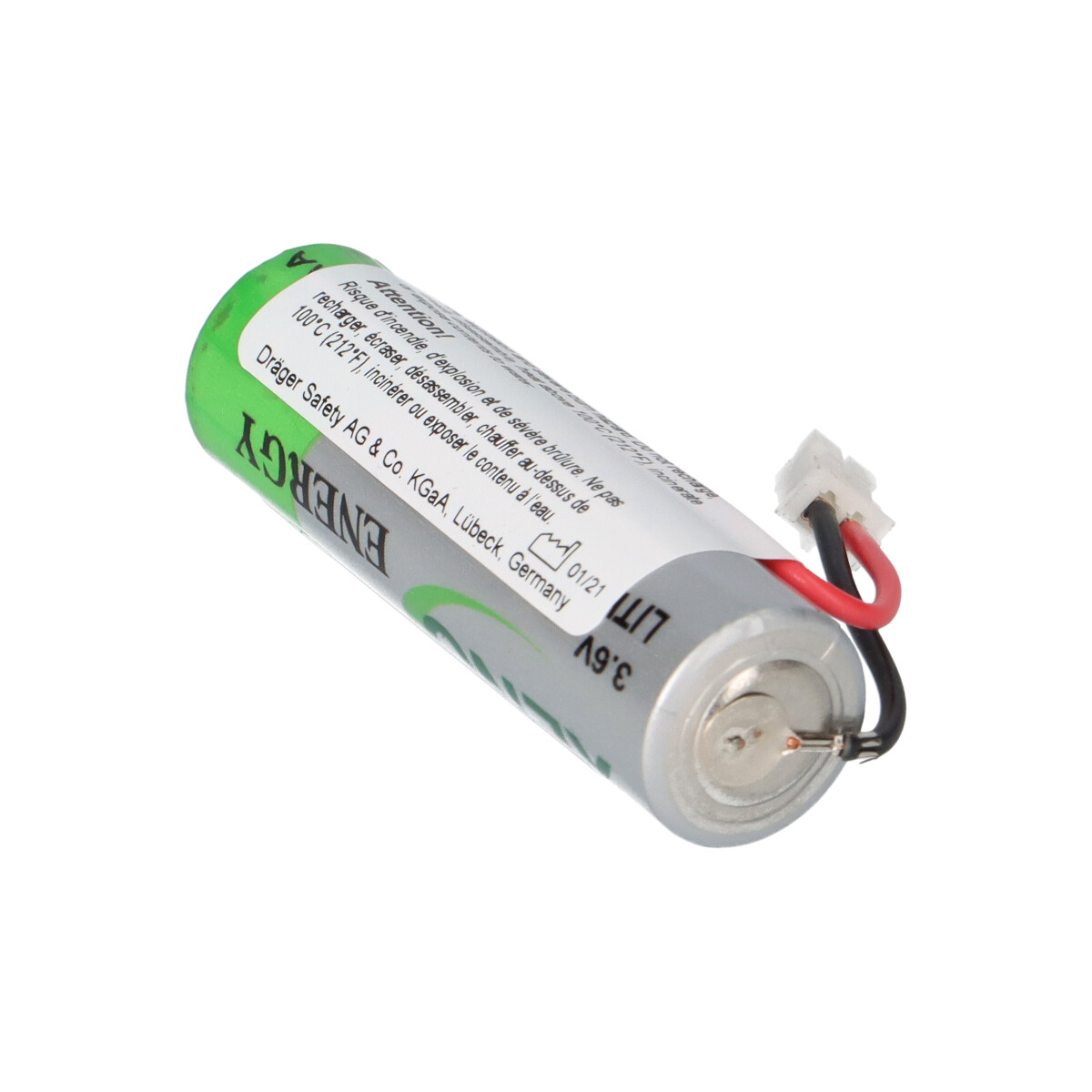 Pile De Rechange Pour Détecteur Dräger - 2700mAh 3.6V Li-SOCl2 - Remplace 8326856 / 8326186