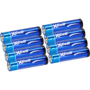 XCell 2x 4er Folie LR03 Micro Super Alkaline Batterie AAA