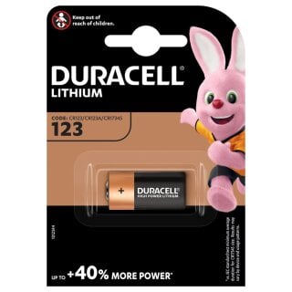 Duracell Photobatterie CR123A Ultra Lithium 3V / 1400mAh