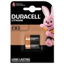 2x Duracell Photobatterie CR2 Ultra Lithium 3V / 850mAh