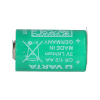 VARTA CR 1/2 AA-SLF 3V 950mAh 1/2AA Lithium Batterie –