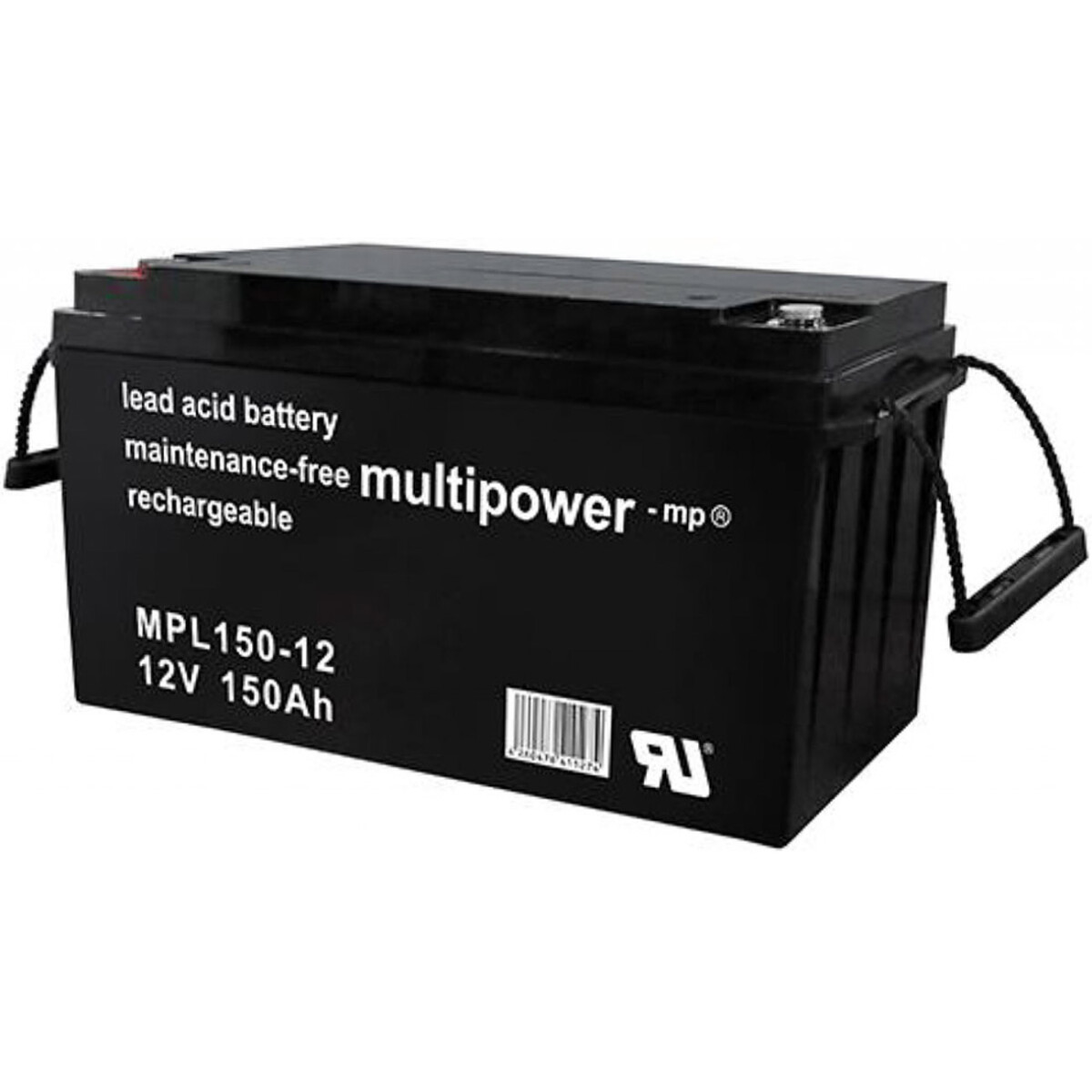 Multipower MPL150-12 AGM Longlife-Bleiakku 12V 150Ah – M8