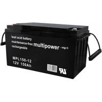 Multipower Blei-Akku MPL150-12 Pb Batterie 12