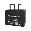 Multipower Blei-Akku Batterie MPL80-12 Pb 12V / 80Ah