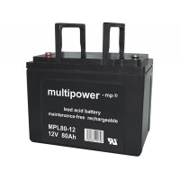 Multipower Blei-Akku Batterie MPL80-12 Pb 12V