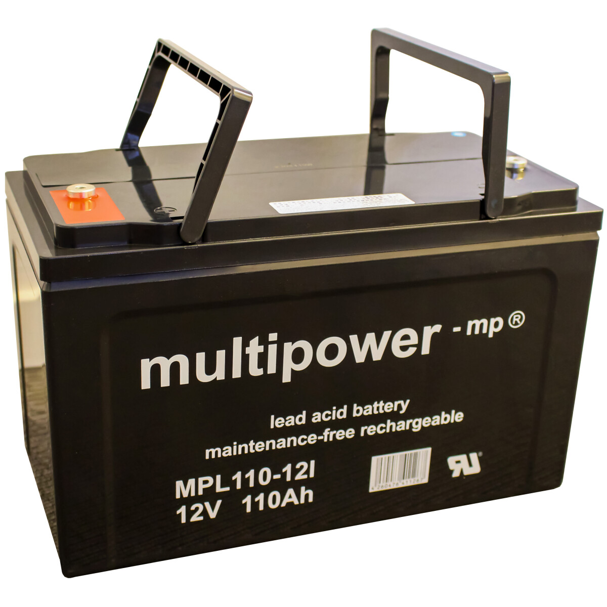 Multipower MPL110-12I AGM Longlife-Bleiakku 12V 110Ah – M8