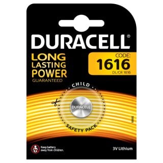 Duracell Lithium-Knopfzelle CR1616 Lithium 3V / 45mAh