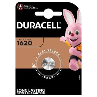 Duracell Lithium-Knopfzelle CR1620 Lithium 3V / 75mAh