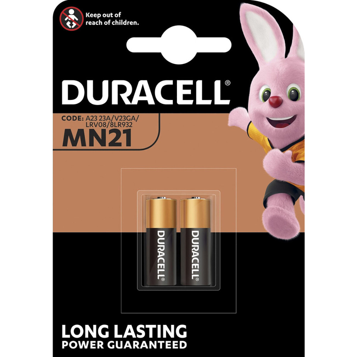 Duracell MN21 Alkaline-Knopfzelle 12V 33mAh