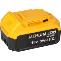 Akku kompatibel DeWalt DCD740 DCB180 LiIon 18V 4000mAh 1