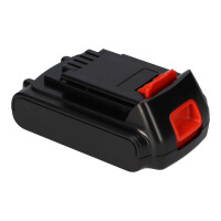 Werkzeugakku 20V 2Ah Li-Ion passend für Black & Dec