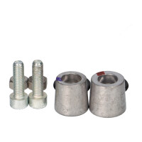 2x Poladapter M6-Innengewinde 6 mm auf DIN-Autopol – p