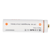 Akku-Zelle 3,7V 650mAh Li-Ion passend für AA Akku mit M