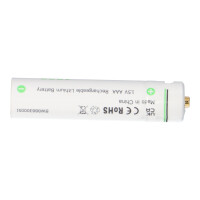 Akku-Zelle 3,7V 280mAh Li-Ion passend für AAA mit Micro