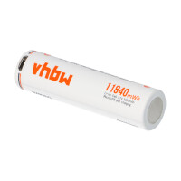 Akku-Zelle 3,7V 3,2Ah Li-Ion passend für 18650 mit Micr