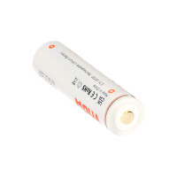 Akku-Zelle 3,7V 3,2Ah Li-Ion passend für 18650 mit Micr