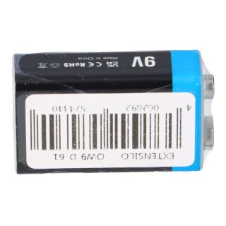 Akku 9V Bt M-USB-A 1000mAh