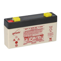 Enersys Genesis NP1.2-6 6V 1,2Ah 4,8mm F productbox