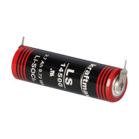 Kraftmax LS14500 3,6V 2,6Ah AA Li-SOCl₂ – 2 Printpins 