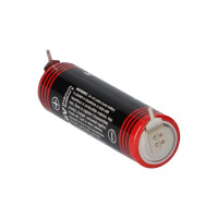 Kraftmax LS14500 3,6V 2,6Ah AA Li-SOCl₂ – 2 Printpins 