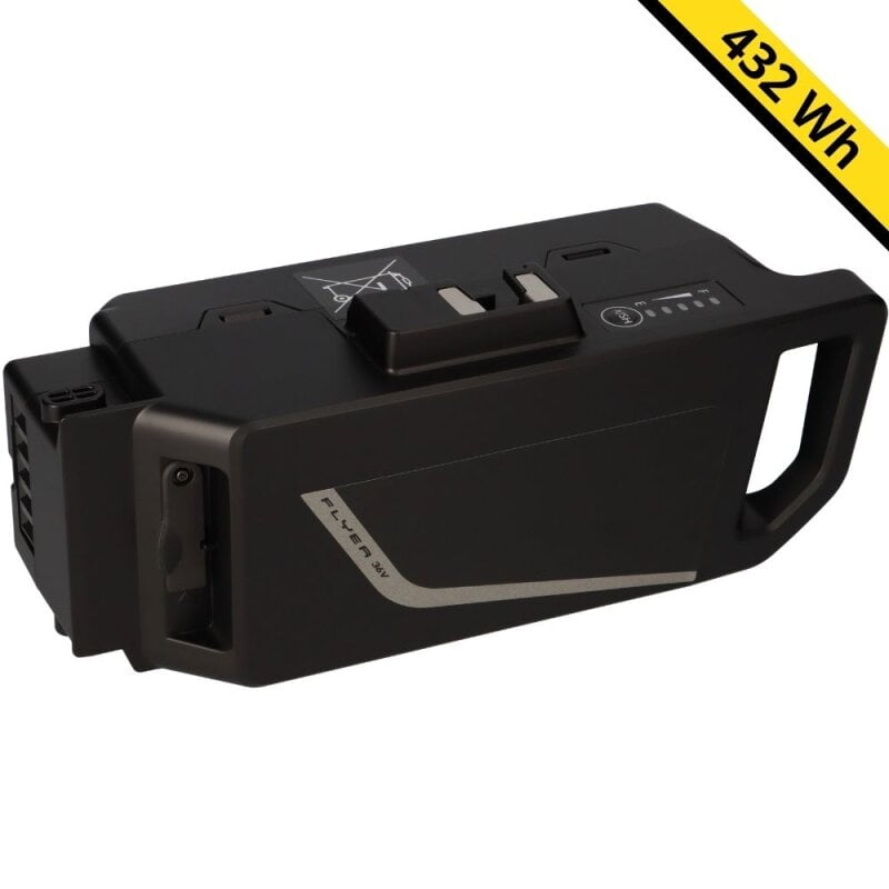 E-Bike Akku Panasonic 36V 12Ah Next Generation Flyer KTM Kettler schwarz