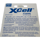 80x XTREME Lithium Batterie AAA Micro FR03 L92 XCell 20x 4er Blister