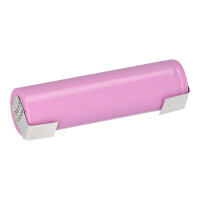 Samsung ICR 18650 26MJ 2600 mAh 3,6 Volt m. Lötfahne U 