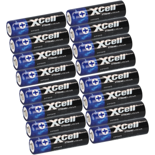 16x XTREME Lithium Batterie AA Mignon FR6 L91 XCell 4er Blister