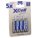 20x XTREME Lithium Batterie AA Mignon FR6 L91 XCell 4er...