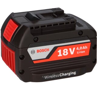 Bosch Professional Akku 18V 4,0 Ah GBA MW-C Wirless Charging Ersatzakku