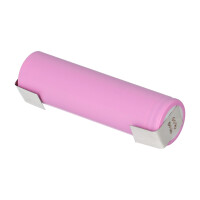 Samsung ICR 18650 26MJ 2600 mAh 3,6 Volt m. Lötfahne U 