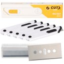 CutX Set 5x Cuttermesser Multicut X5044 + 10x Ersatzklingen