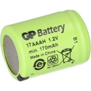 GP Akku 1/3 AAA 1,2V 170mAh GP17AAAH