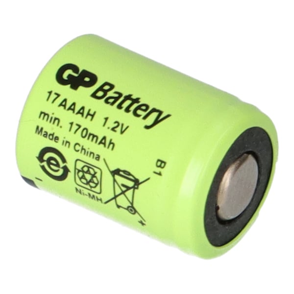 Batteria NiMH Con Saldatura A U Batteria GP 1/3 AAA 1,2 V 170 MAh – Batteria Saldata A Bandiera, NiMH, Per Piccoli Dispositivi AA Wireless - Foto 3