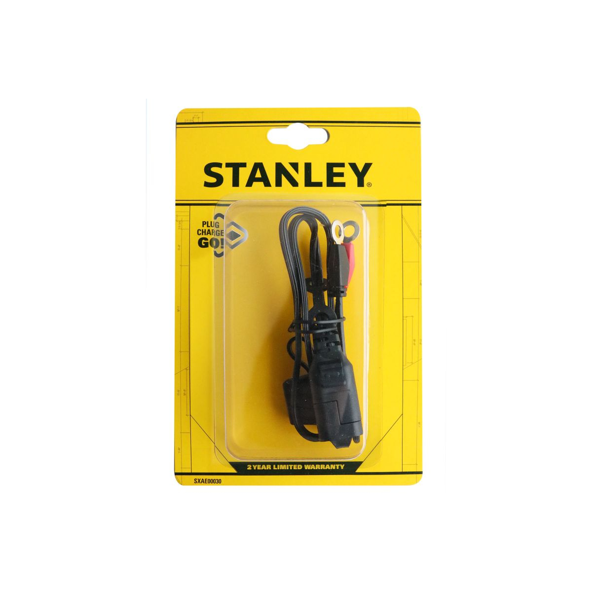 Stanley Anschlusskabel mit M6 Ösenanschluss und 30A Sicherung