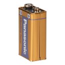 4x Panasonic 9V Block Alkaline Power 9V Batterie Blister