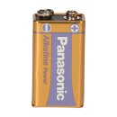 8x Panasonic 9V Block Alkaline Power 9V Batterie Blister