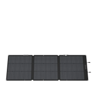 EcoFlow NextGen 160 W faltbares Solarmodul aufgeklappt im Ei