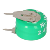 NiMH Akkupack 2/V15H kompatible Bauform - 2,4V 20mAh - 2-Pin