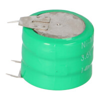 Akku-Zelle 3,6V 250mAh Ni-MH – V250H, 3er Pin, 3-Pin-A