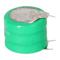 Akku-Zelle 3,6V 250mAh Ni-MH – V250H, 3er Pin, 3-Pin-A