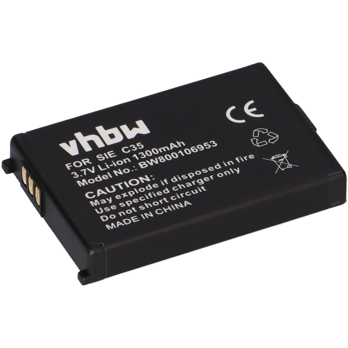 Handy-Akku 1300mAh Li-Ion passend für Siemens C35 C35i M35 M35i S35 S35i