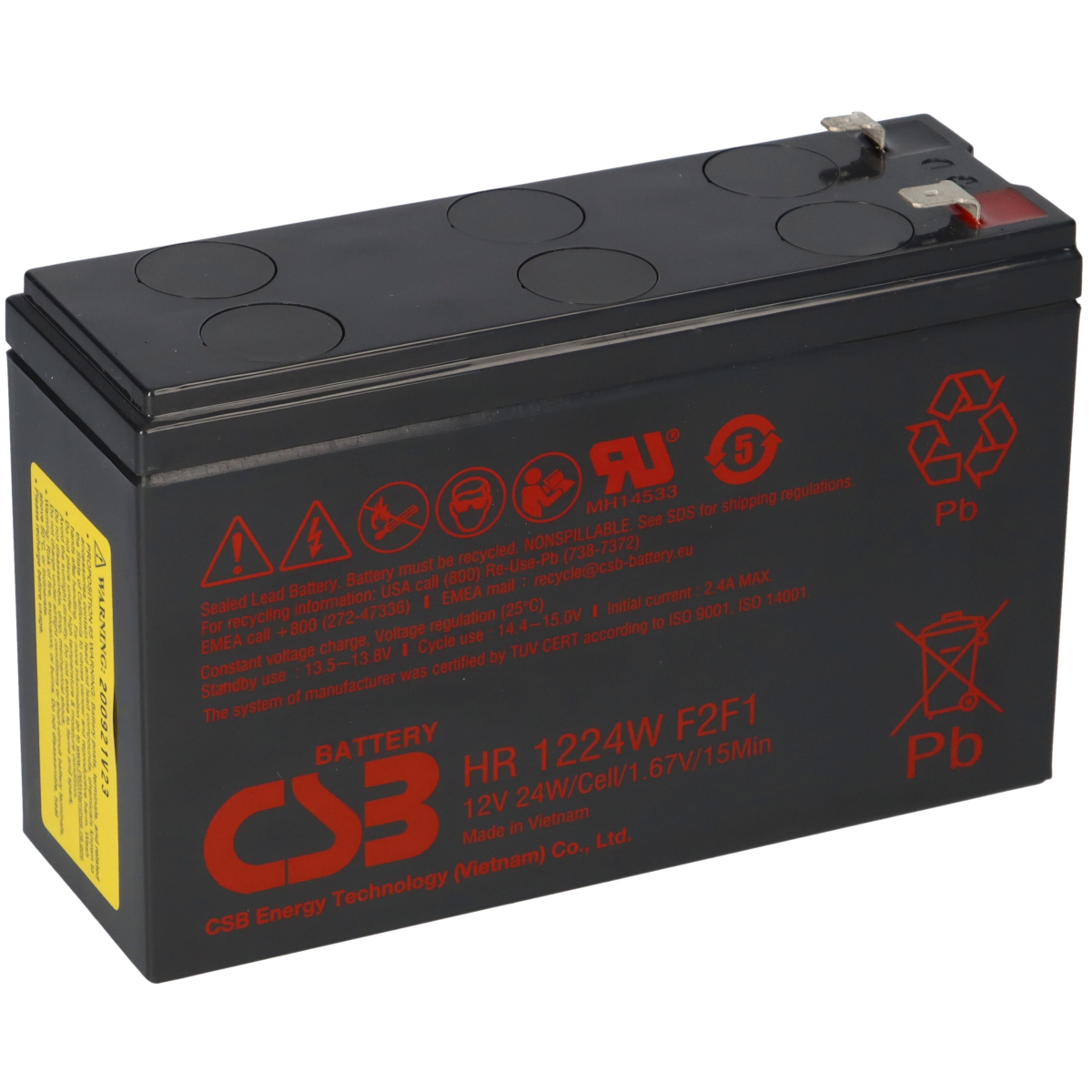 Ersatzakku passend GiV slim hochstromfähig 12V 24W USDD330-USDD600z