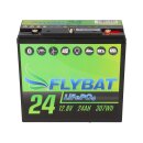 FLYBAT LiFePO4 Akku 12V (12,8V) 24Ah inkl. Bluetooth und CanBus