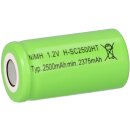 Mexcel Akku Sub-C 1,2V / 2500mAh NS2500SCHT Hochtemperatur