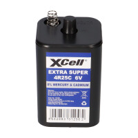20x XCell 4R25C Blockbatterie 6V 9,5Ah – passend f&uum