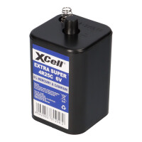 100x XCell 4R25C Blockbatterie 6V 9,5Ah – passend f&uu