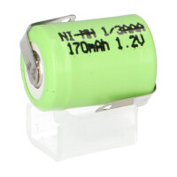 Akku Zelle 1,2V 170mAh 1/3 AAA mit Z L&o gallery