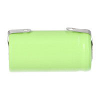 Akku-Zelle 1,2V 750mAh Ni-MH – 2/3AA, Lötfahne, U
